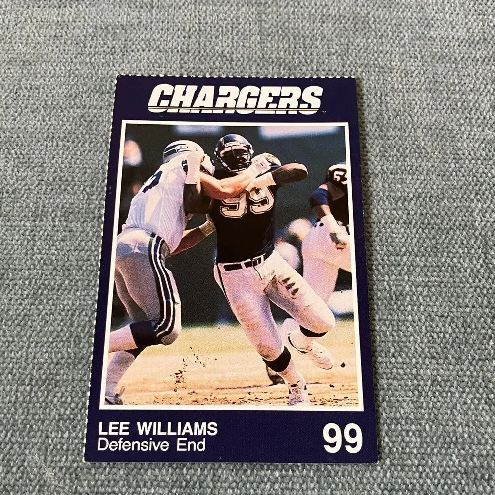 Chargers NFL Football Trading Card Football Card